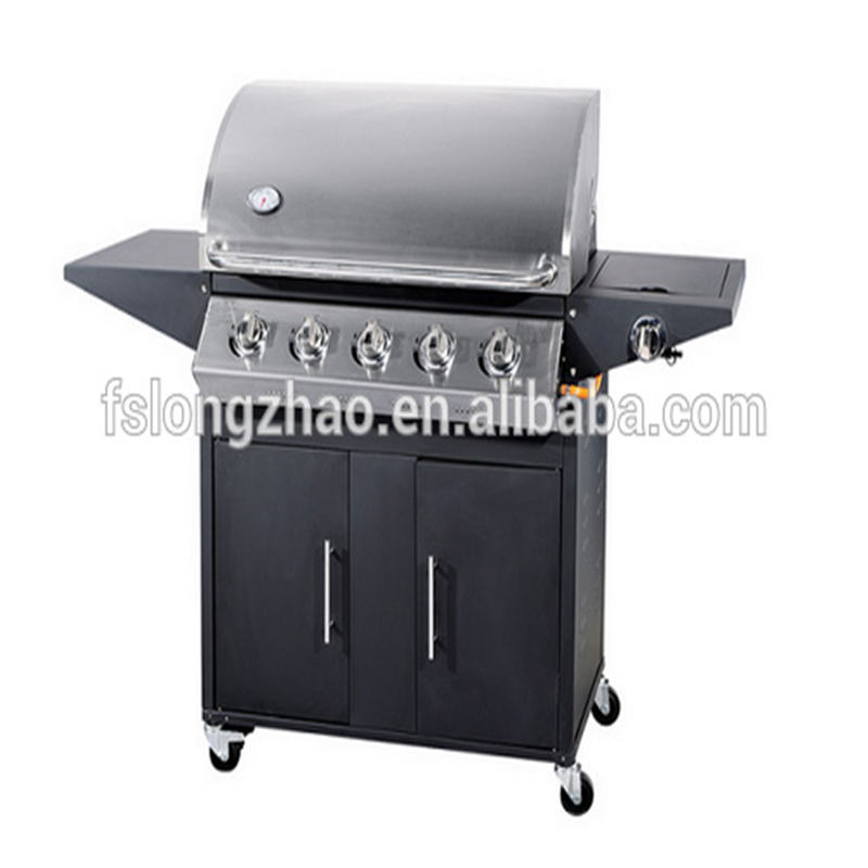 5 branders Roestvrij staal outdoor beefmaster gas bbq grill